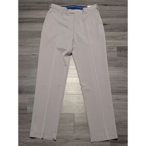 NWT Saddlebred Men's‎ Gray Comfort Flex Flat Front Pants Size 36x34